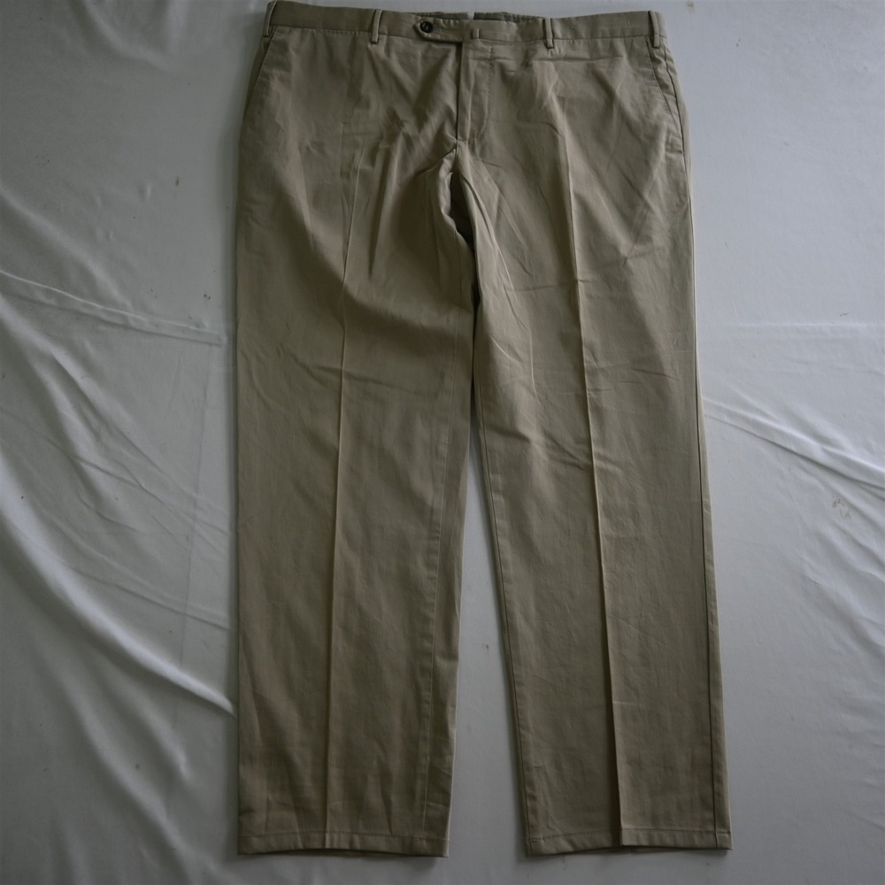 PT01‎ Movies Under the Stars 38x30 Khaki Cotton Silk Straight Mens Dress Pants
